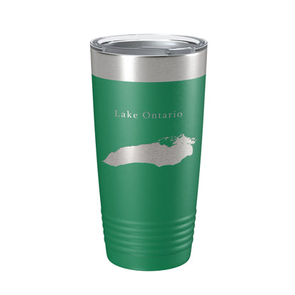 Lake Ontario Map Tumbler Travel Mug Insulated Laser Engraved Coffee Cup New York 20 oz-9