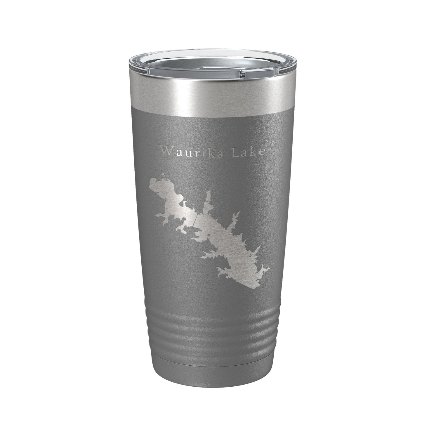 Waurika Lake Map Tumbler Travel Mug Insulated Laser Engraved Coffee Cup Oklahoma 20 oz-16