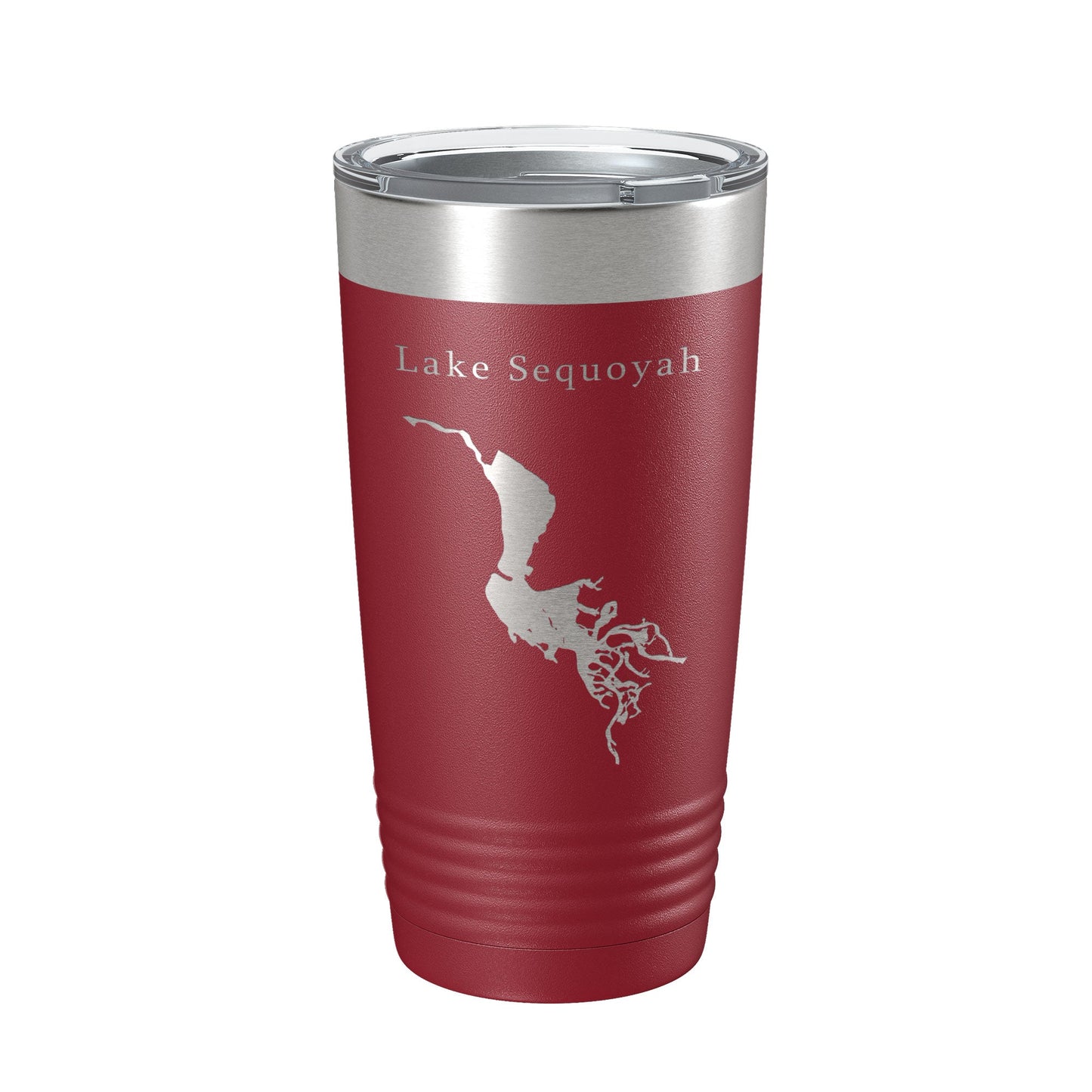 Lake Sequoyah Map Tumbler Travel Mug Insulated Laser Engraved Coffee Cup Arkansas 20 oz-18