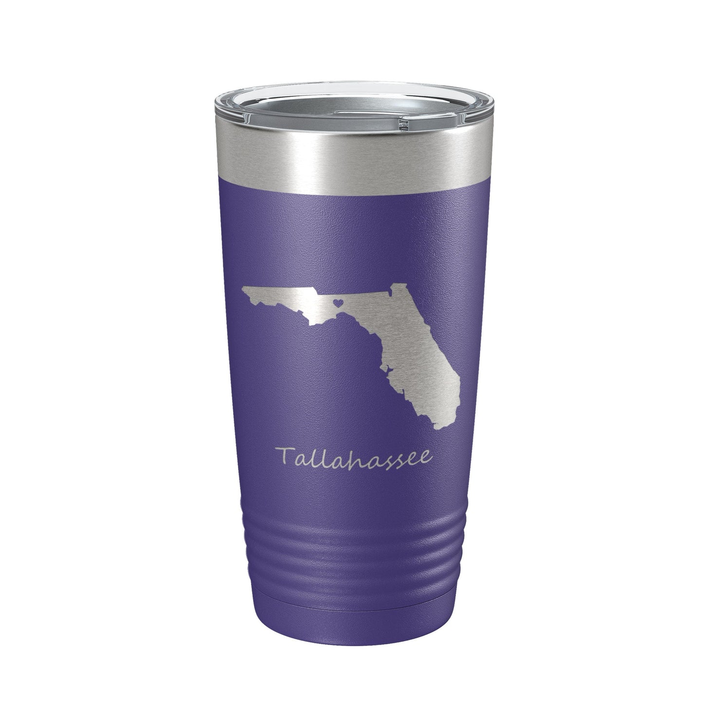 Tallahassee Home Heart Tumbler Travel Mug Insulated Laser Engraved Coffee Cup Florida 20 oz-15