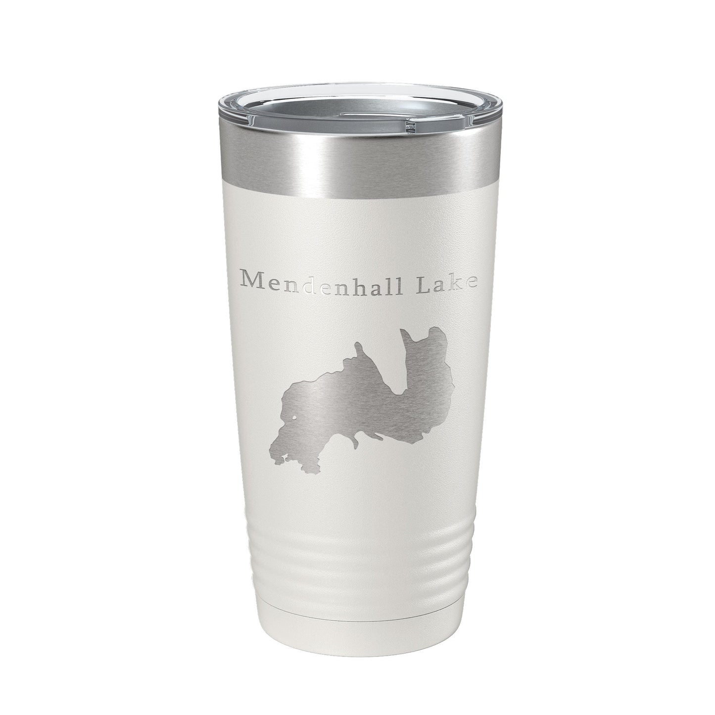 Mendenhall Lake Map Tumbler Travel Mug Insulated Laser Engraved Coffee Cup Alaska 20 oz-7