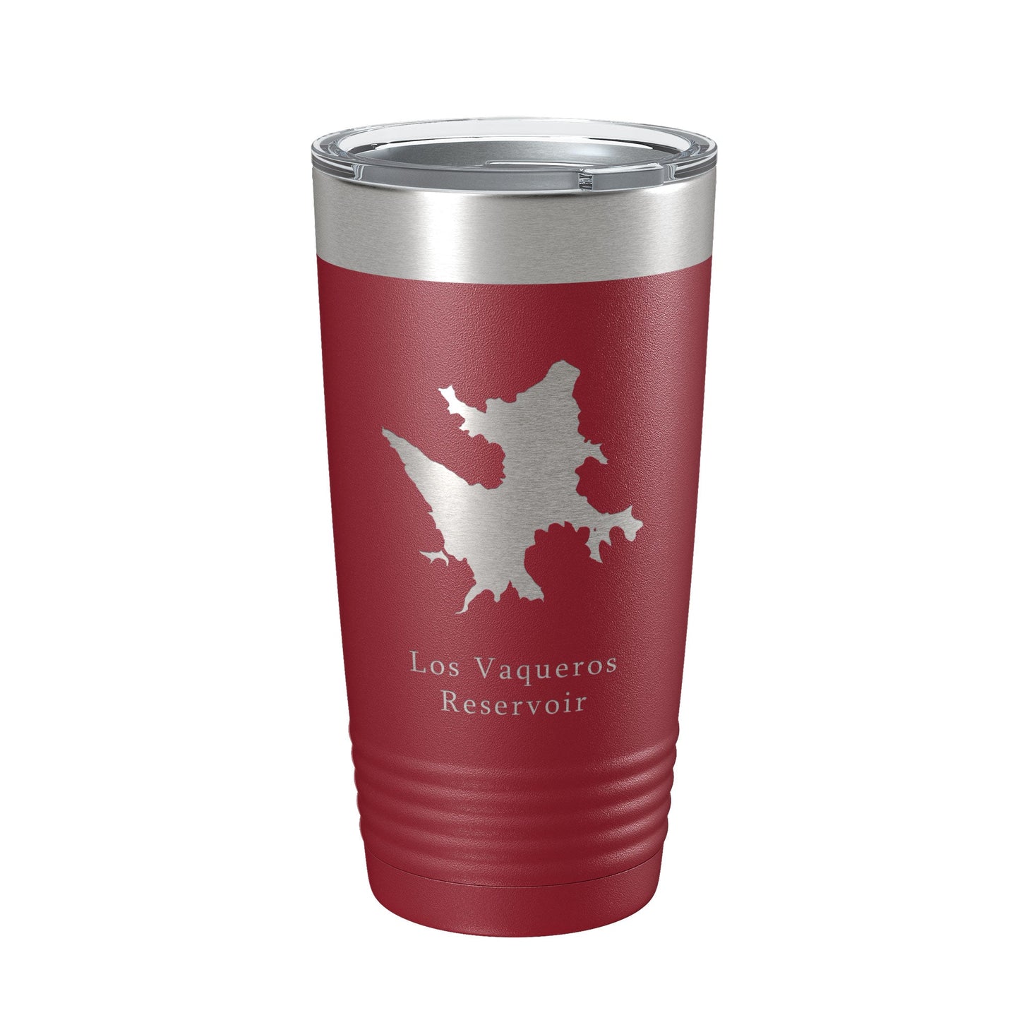 Los Vaqueros Reservoir Tumbler Lake Map Travel Mug Insulated Laser Engraved Coffee Cup California 20 oz-18