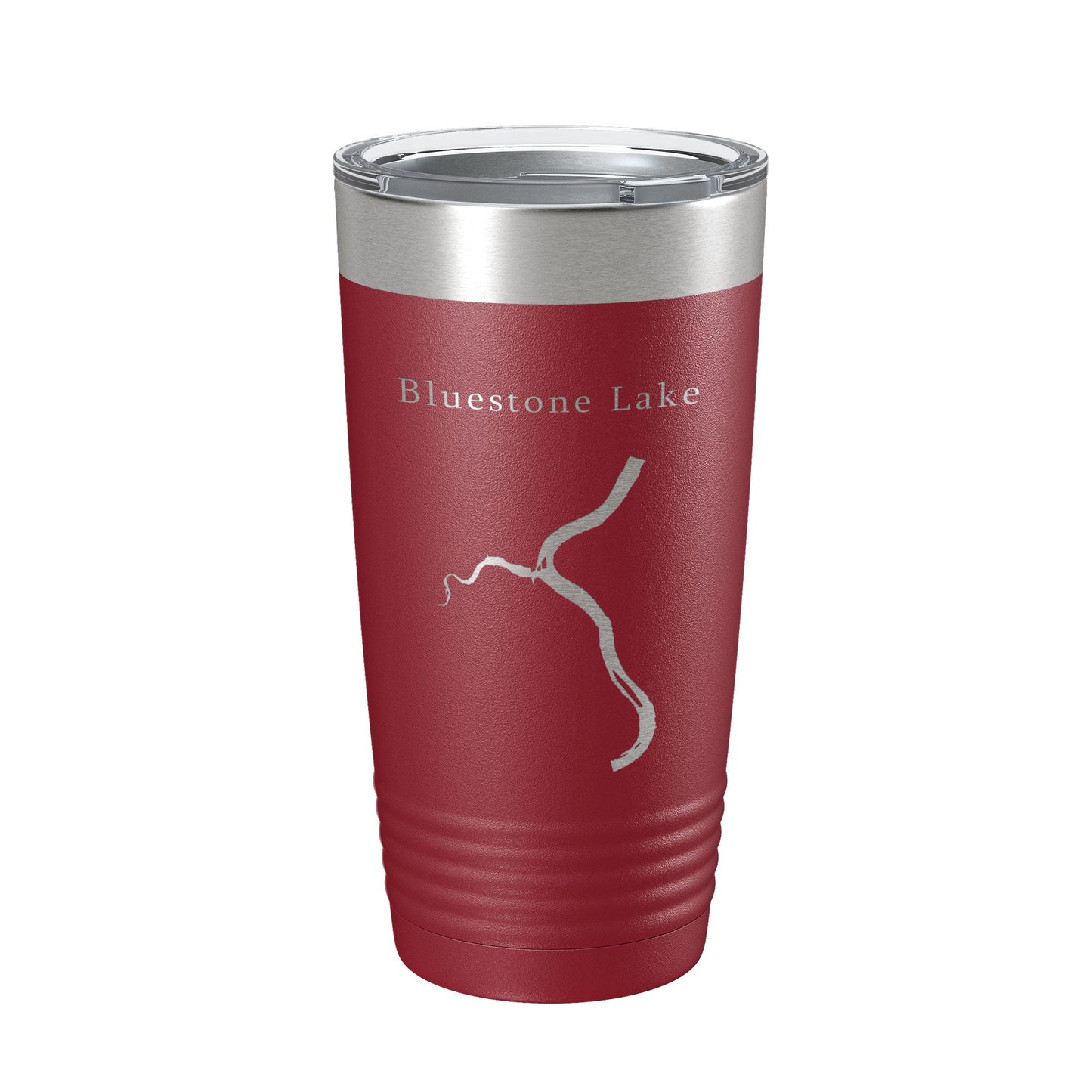 Bluestone Lake New River Map Tumbler Travel Mug Insulated Laser Engraved Coffee Cup West Virginia 20 oz-18