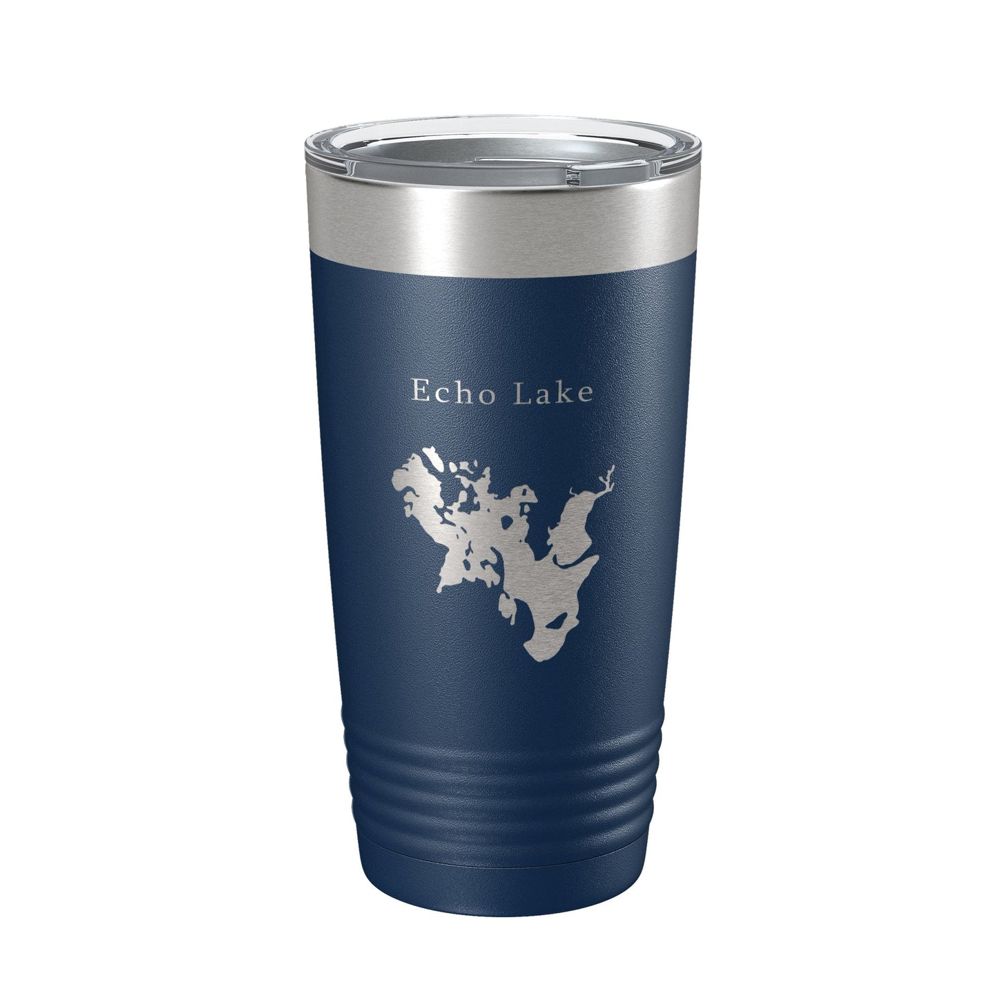 Echo Lake Map Tumbler Travel Mug Insulated Laser Engraved Coffee Cup Montana 20 oz-8