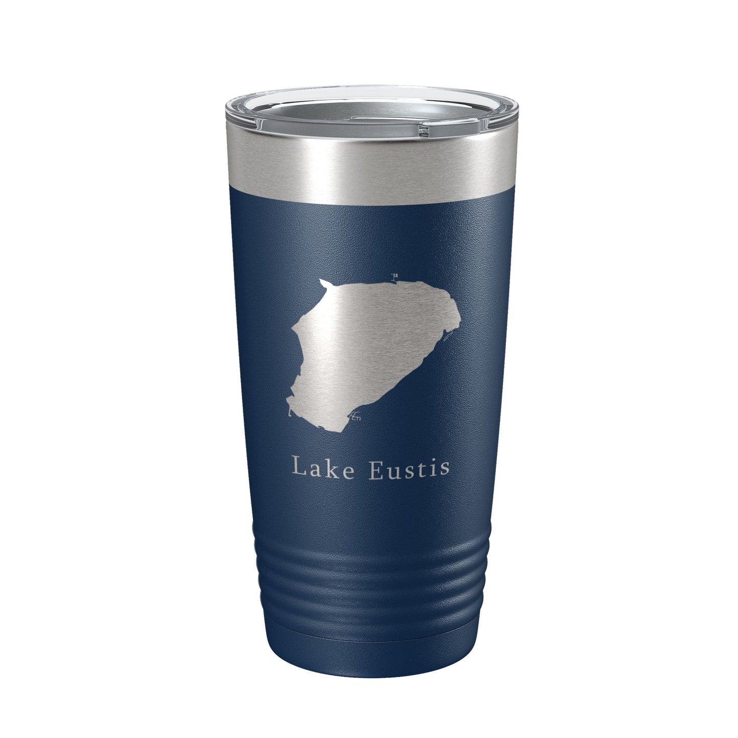 Lake Eustis Map Tumbler Travel Mug Insulated Laser Engraved Coffee Cup Florida 20 oz-2