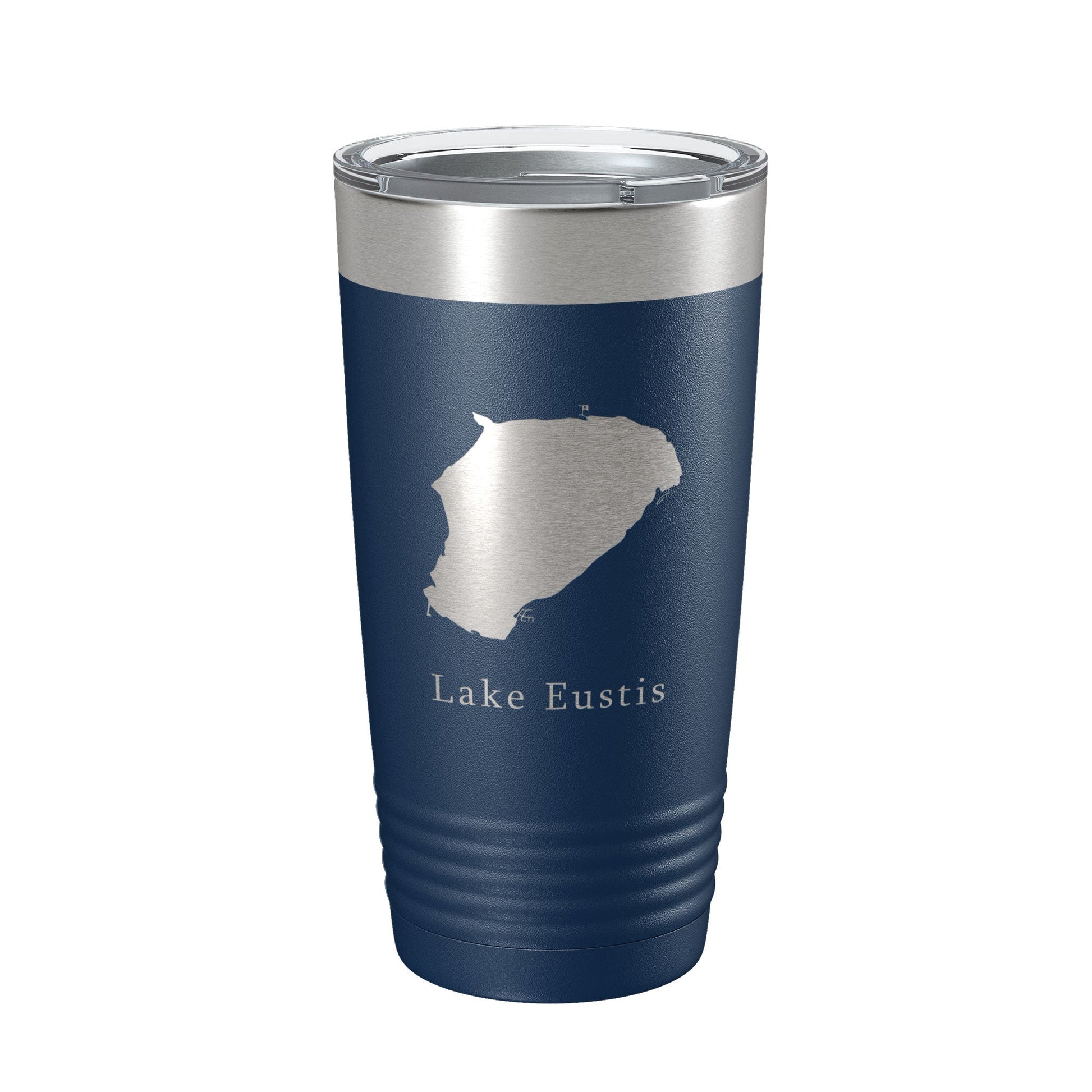 Lake Eustis Map Tumbler Travel Mug Insulated Laser Engraved Coffee Cup Florida 20 oz-2