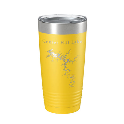 Center Hill Lake Map Tumbler Travel Mug Insulated Laser Engraved Coffee Cup Tennessee 20 oz-19