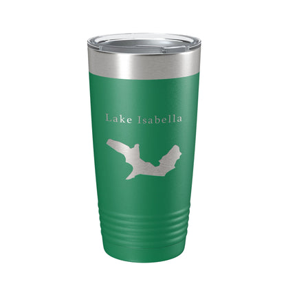 Lake Isabella Map Tumbler Travel Mug Insulated Laser Engraved Coffee Cup Hot Springs Village Arkansas 20 oz-9