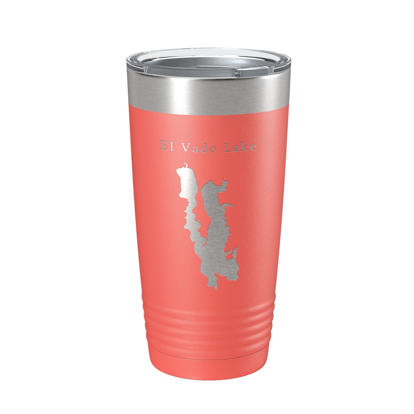 El Vado Lake Map Tumbler Travel Mug Insulated Laser Engraved Coffee Cup New Mexico 20 oz-20
