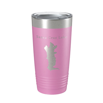 Santa Cruz Lake Map Tumbler Travel Mug Insulated Laser Engraved Coffee Cup New Mexico 20 oz-14