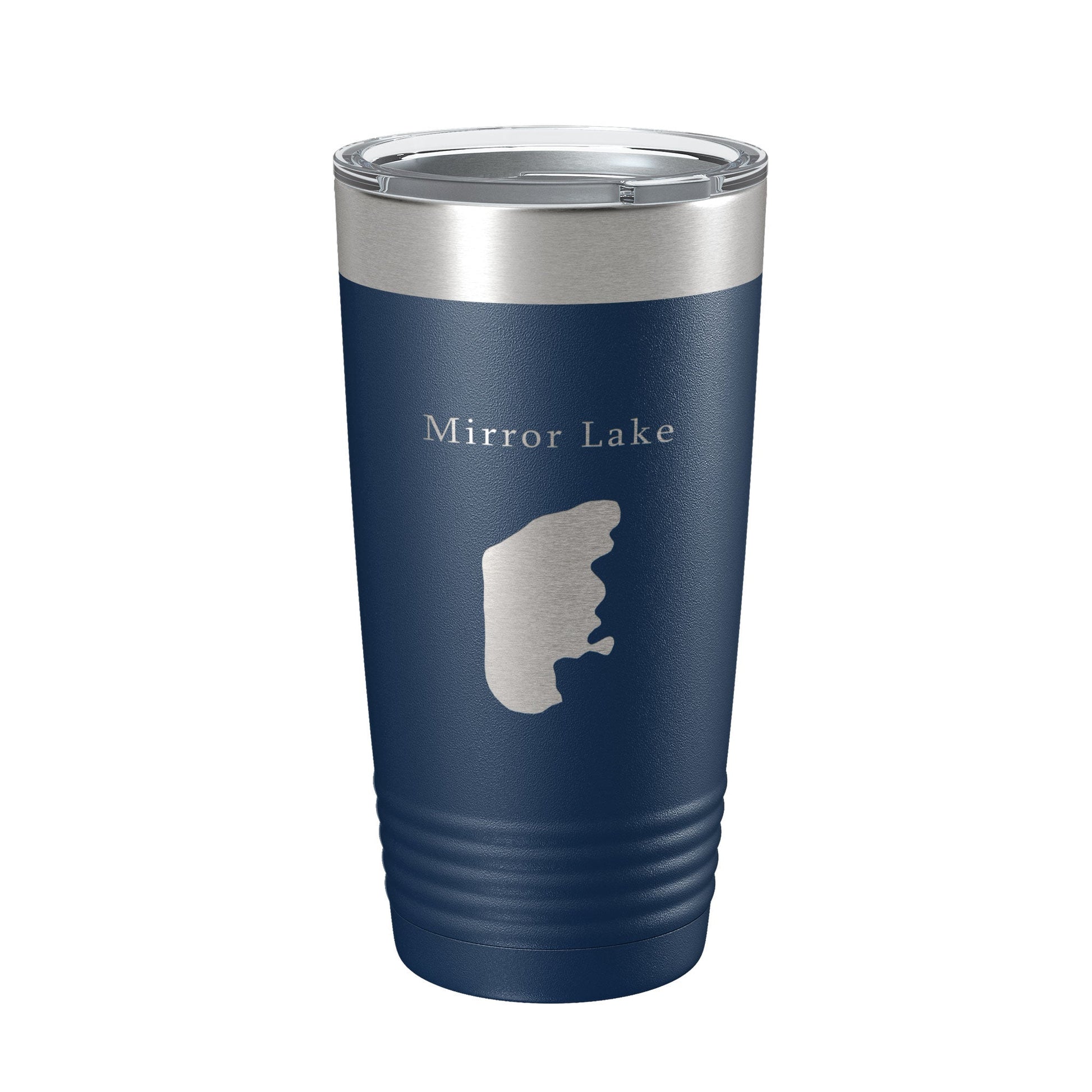 Mirror Lake Map Tumbler Travel Mug Insulated Laser Engraved Coffee Cup Utah 20 oz-2