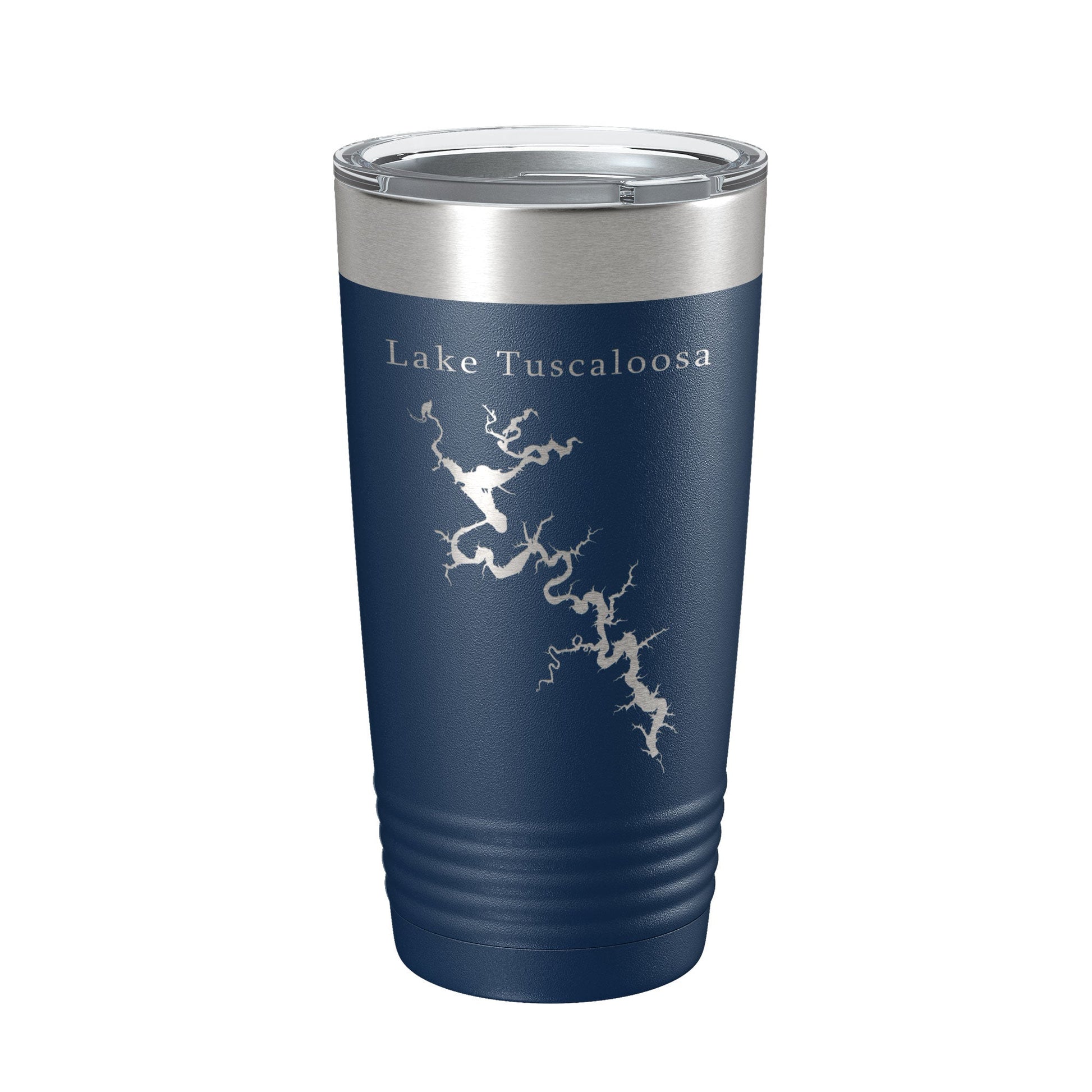 Lake Tuscaloosa Map Tumbler Travel Mug Insulated Laser Engraved Coffee Cup Alabama 20 oz-2