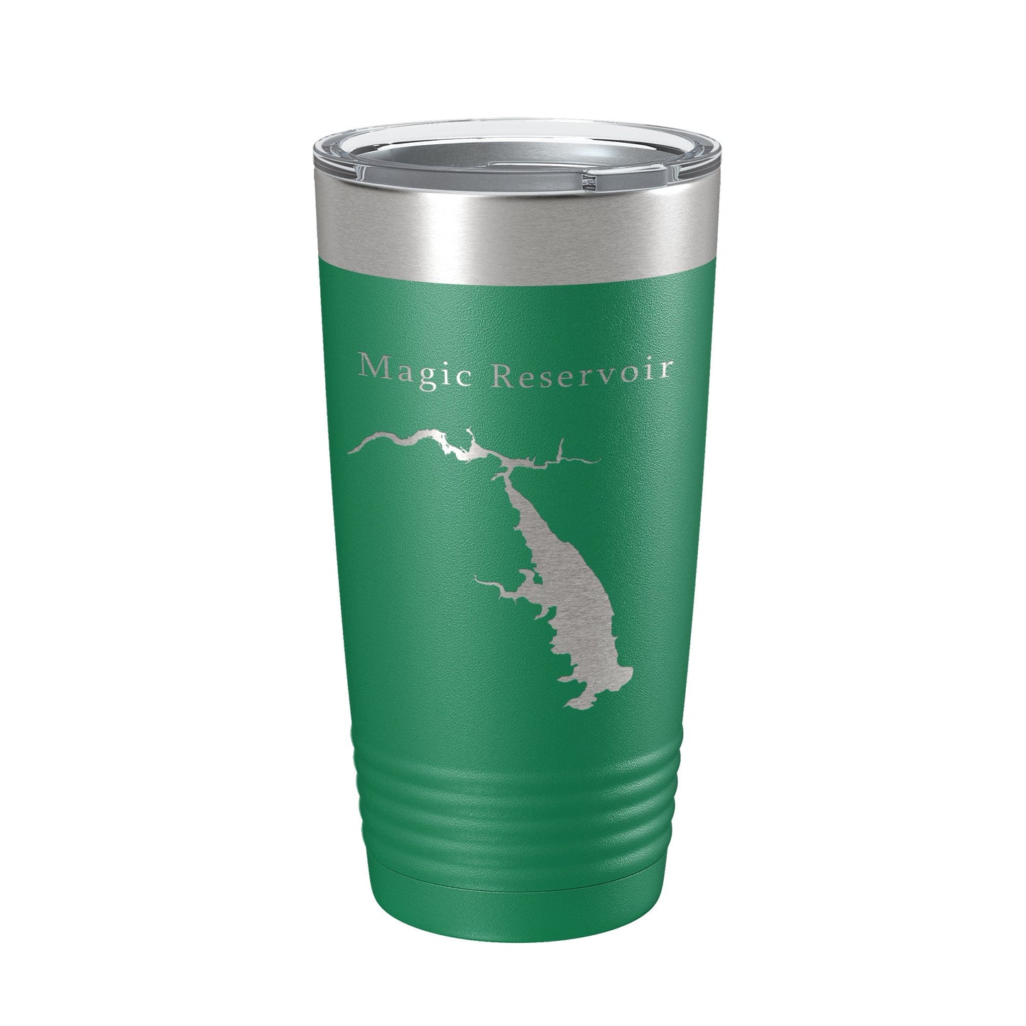 Magic Reservoir Tumbler Lake Map Travel Mug Insulated Laser Engraved Coffee Cup Idaho 20 oz-9