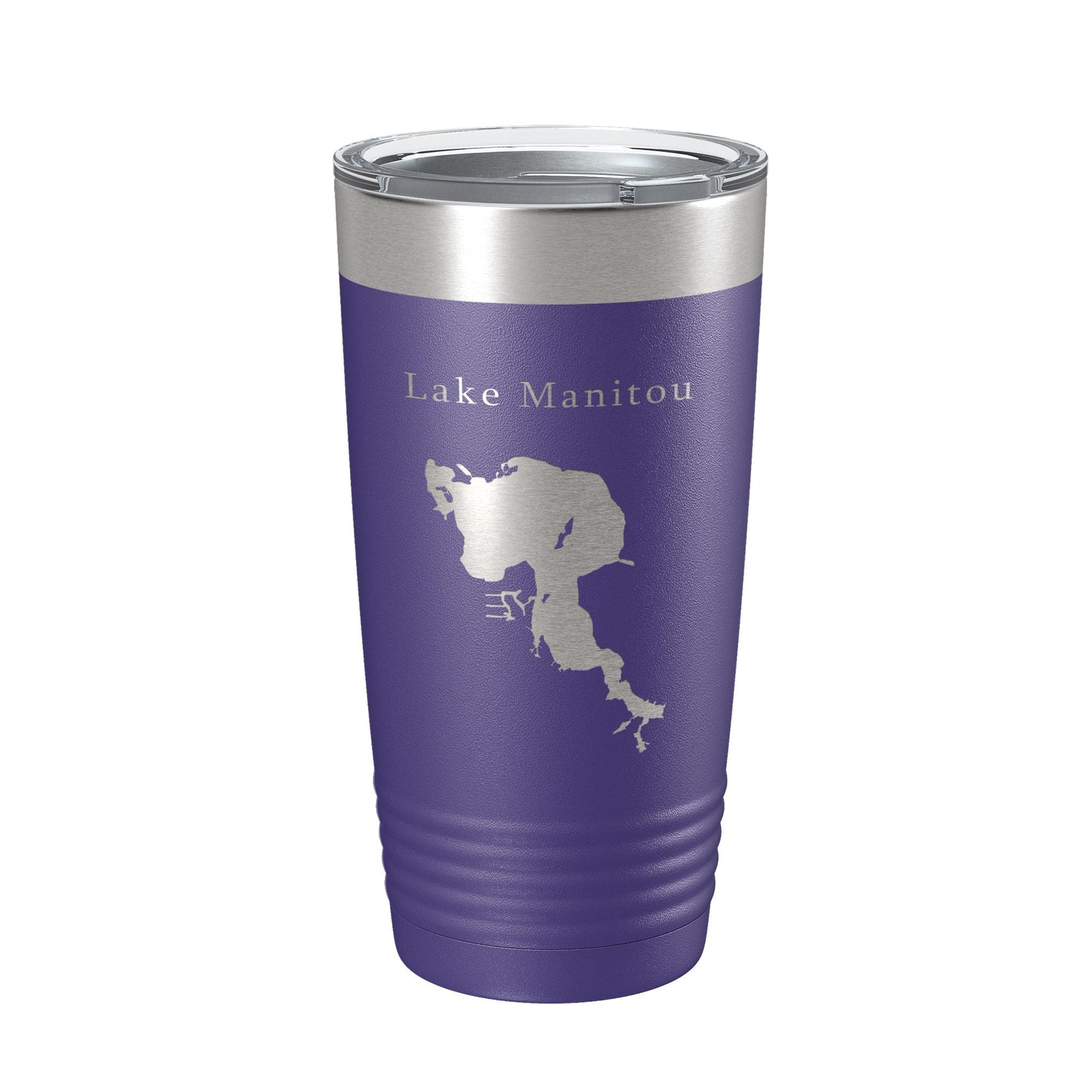 Lake Manitou Map Tumbler Travel Mug Insulated Laser Engraved Coffee Cup Indiana 20 oz-15