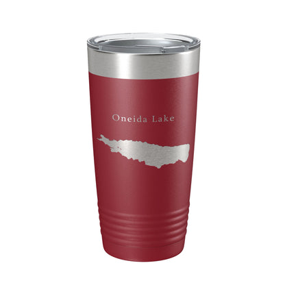 Oneida Lake Map Tumbler Travel Mug Insulated Laser Engraved Coffee Cup New York 20 oz-18