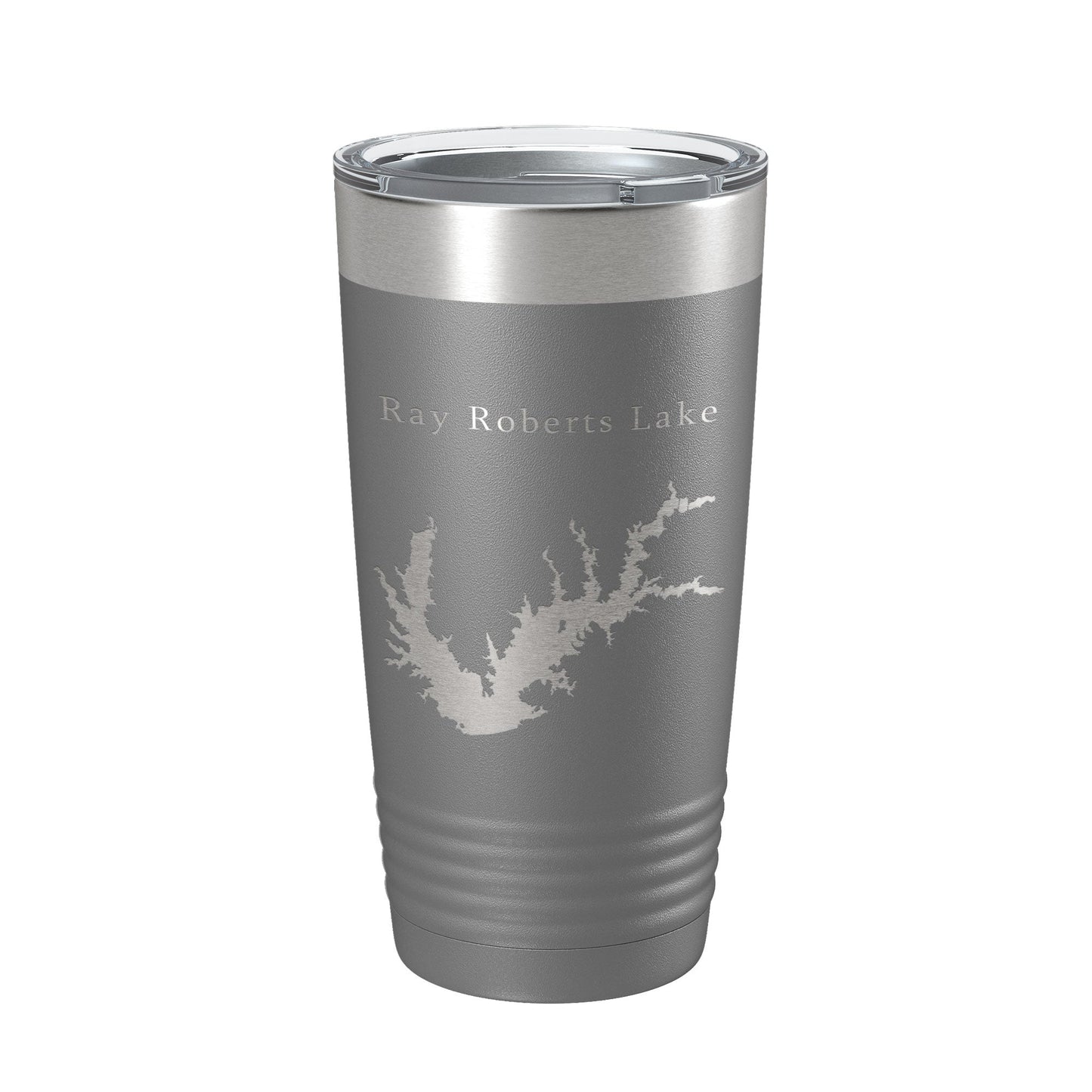 Ray Roberts Lake Map Tumbler Travel Mug Insulated Laser Engraved Coffee Cup Texas 20 oz-16