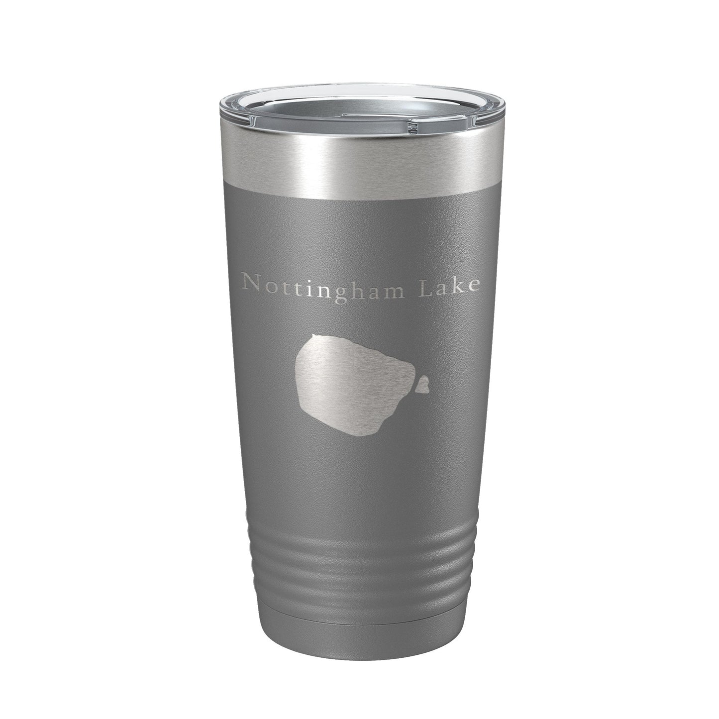 Nottingham Lake Map Tumbler Travel Mug Insulated Laser Engraved Coffee Cup Colorado 20 oz-16