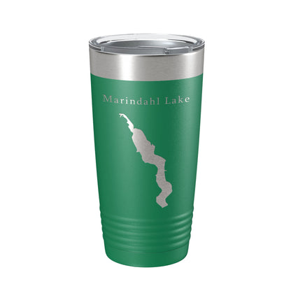 Marindahl Lake Map Tumbler Travel Mug Insulated Laser Engraved Coffee Cup South Dakota 20 oz-9