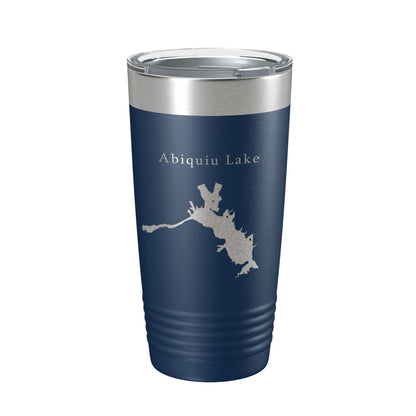 Abiquiu Lake Reservoir Map Tumbler Travel Mug Insulated Laser Engraved Coffee Cup New Mexico 20 oz-8