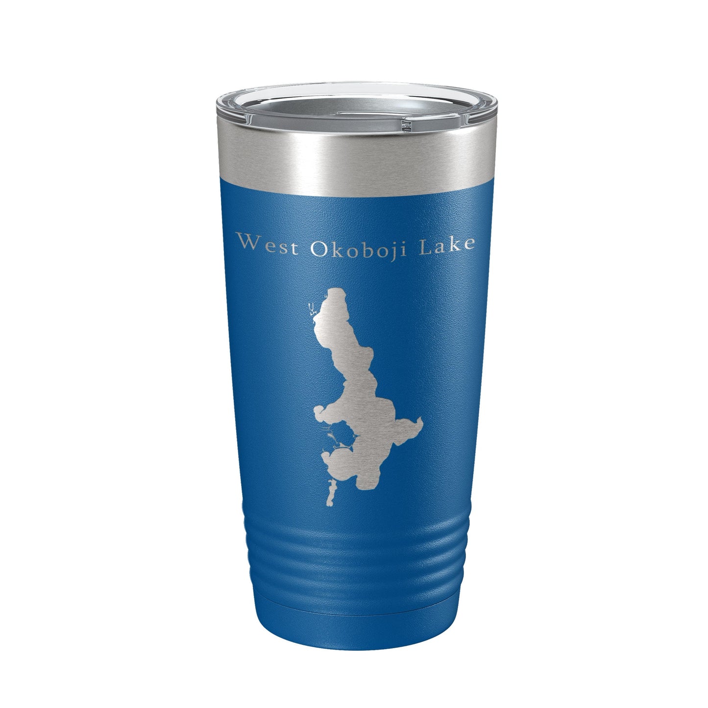 West Okoboji Lake Map Tumbler Travel Mug Insulated Laser Engraved Coffee Cup Iowa 20 oz-6