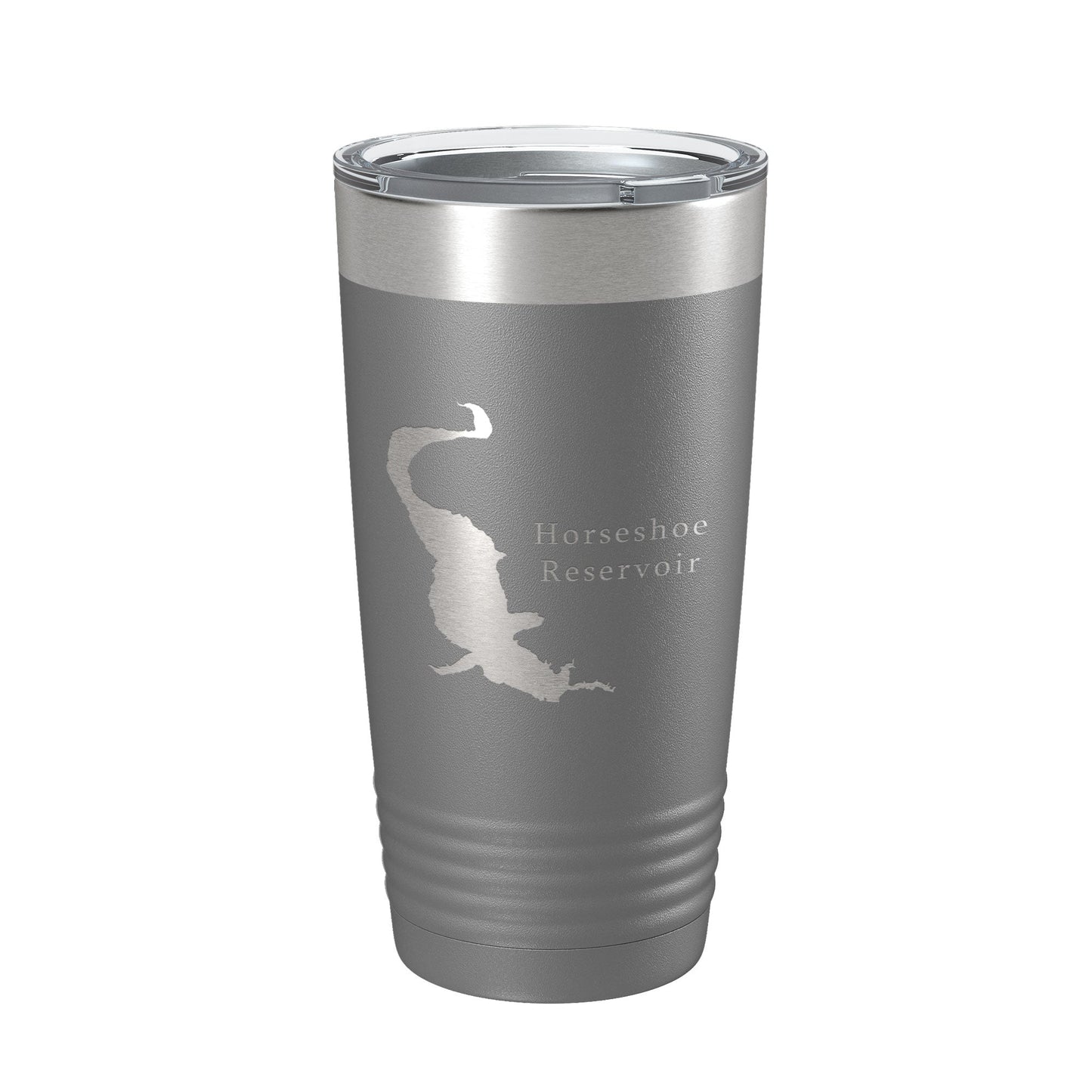 Horseshoe Reservoir Tumbler Lake Map Travel Mug Insulated Laser Engraved Coffee Cup Arizona 20 oz-16