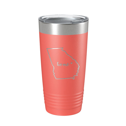 Georgia Tumbler Home State Travel Mug Insulated Laser Engraved Map Coffee Cup 20 oz-20