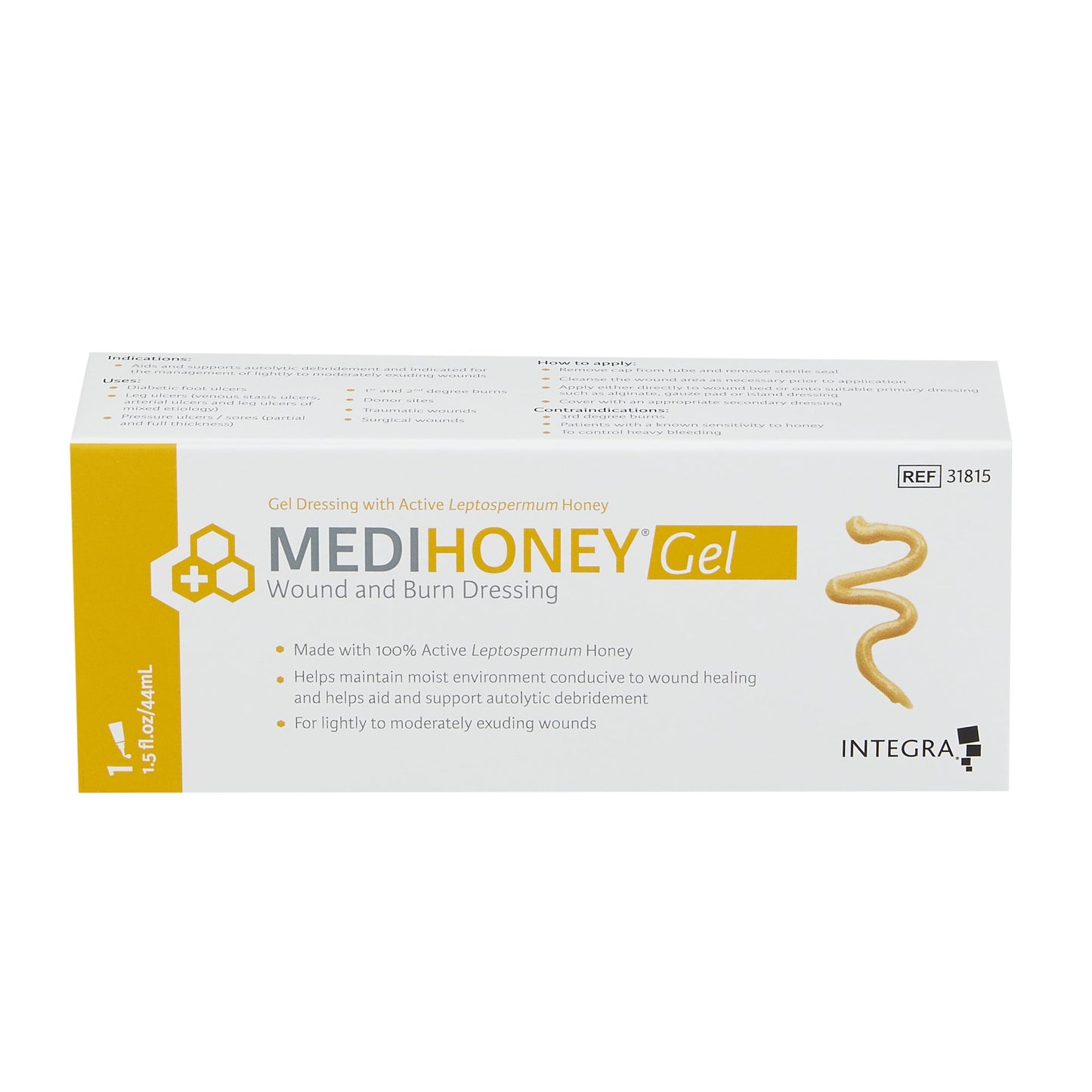 Honey Wound and Burn Dressing MEDIHONEY® 1.5 oz. Gel Sterile