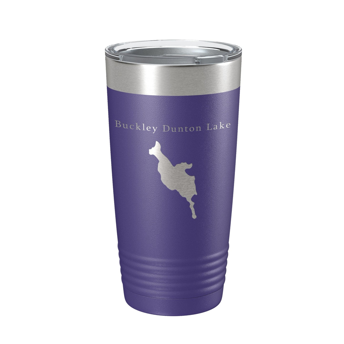 Buckley Dunton Lake Map Tumbler Travel Mug Insulated Laser Engraved Coffee Cup Massachusetts 20 oz-15
