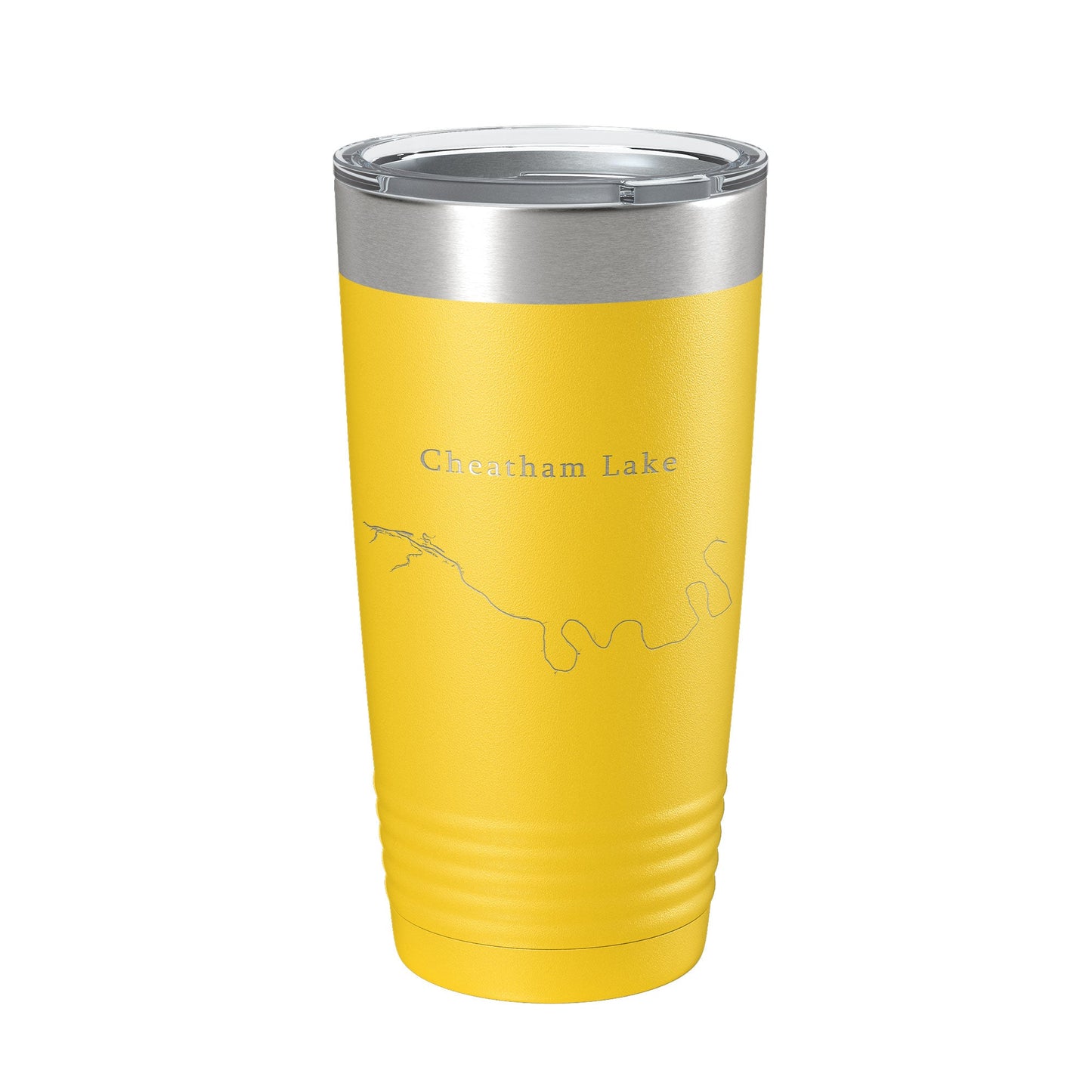 Cheatham Lake Map Tumbler Travel Mug Insulated Laser Engraved Coffee Cup Nashville Tennessee 20 oz-4