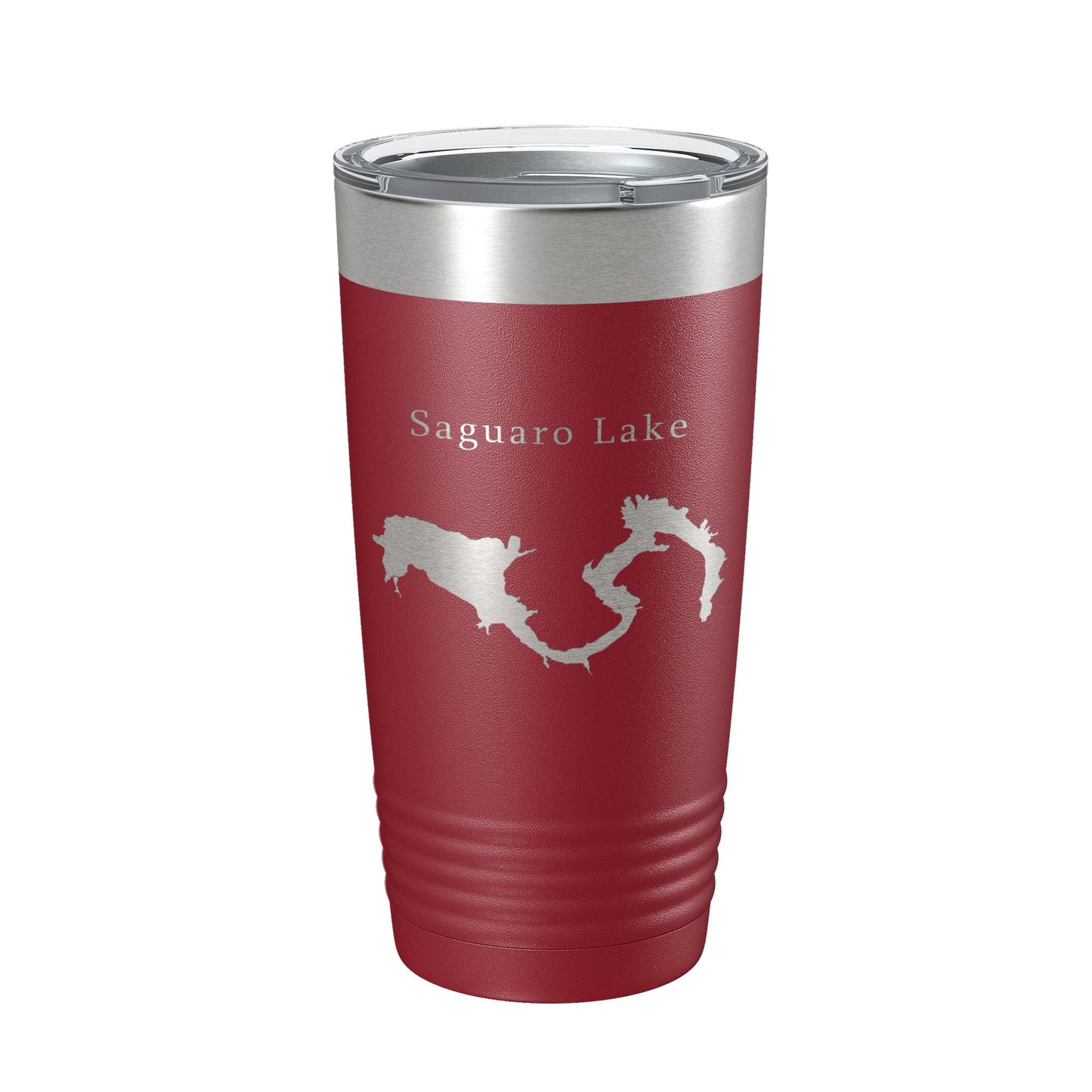 Saguaro Lake Map Tumbler Travel Mug Insulated Laser Engraved Coffee Cup Arizona 20 oz-18