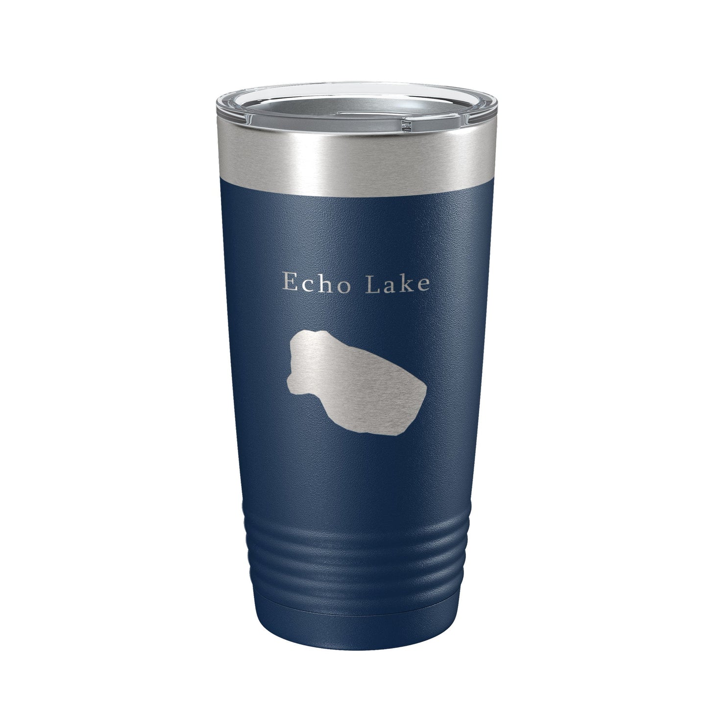 Echo Lake Map Tumbler Travel Mug Insulated Laser Engraved Coffee Cup Colorado 20 oz-8