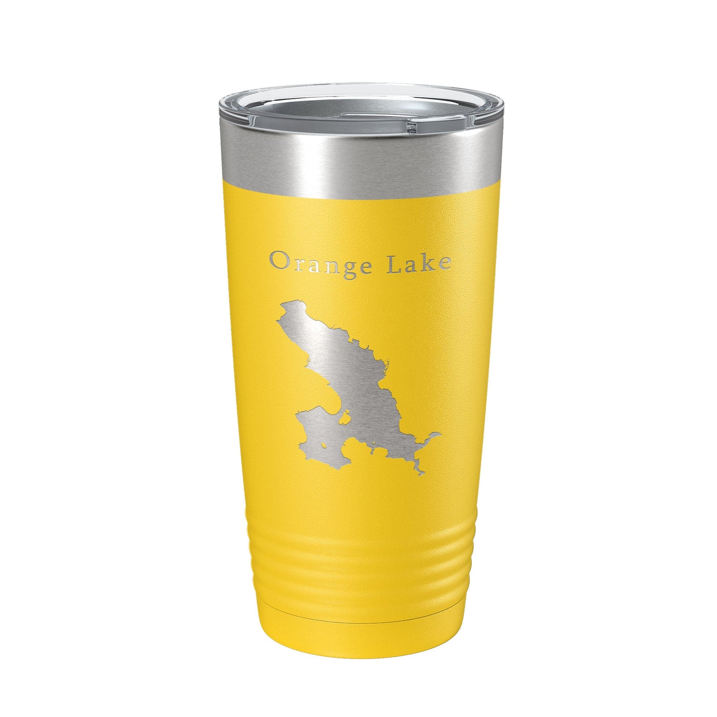 Orange Lake Map Tumbler Travel Mug Insulated Laser Engraved Coffee Cup Florida 20 oz-4