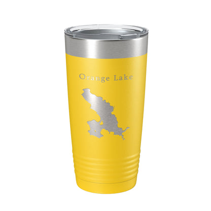 Orange Lake Map Tumbler Travel Mug Insulated Laser Engraved Coffee Cup Florida 20 oz-4