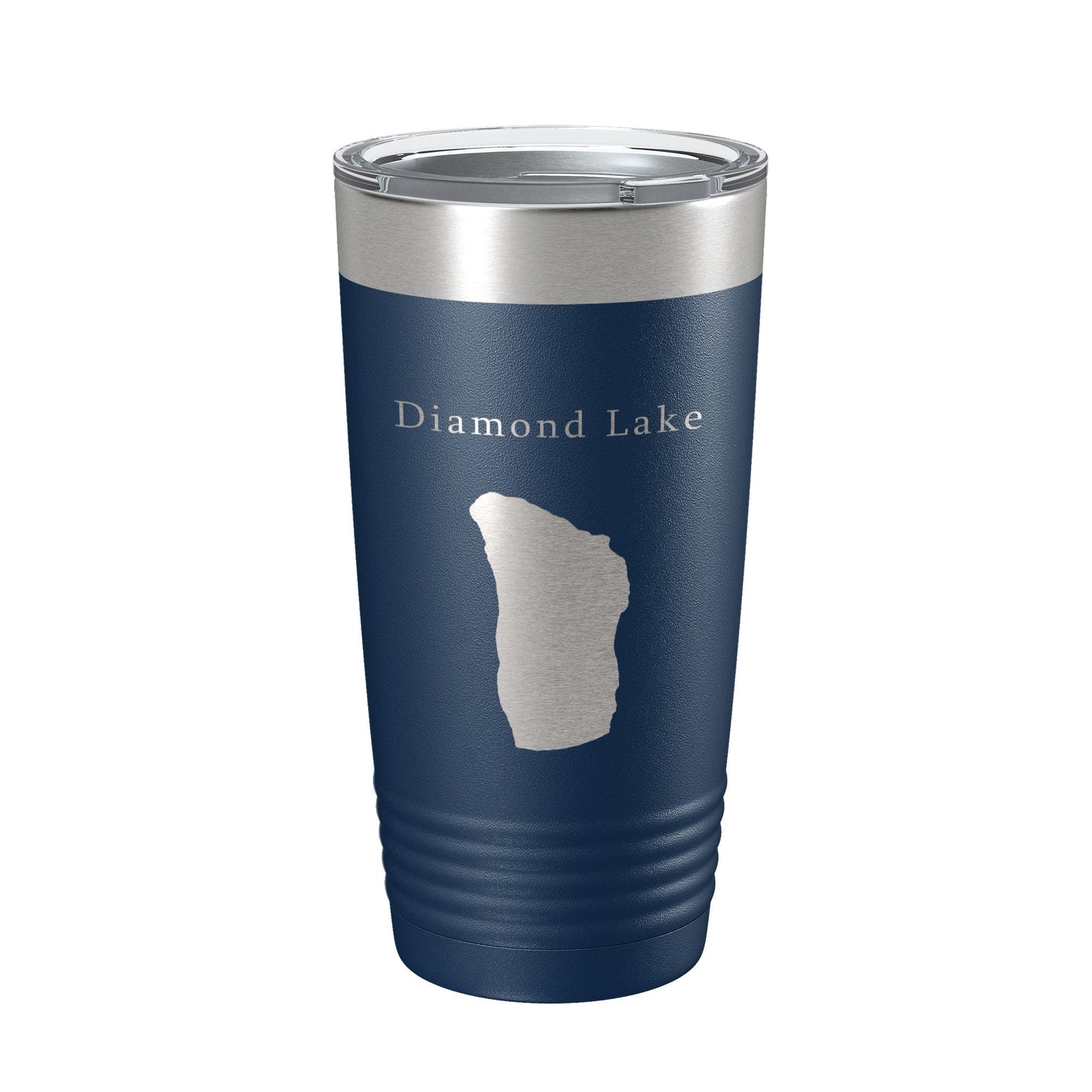 Diamond Lake Map Tumbler Travel Mug Insulated Laser Engraved Coffee Cup Oregon 20 oz-8