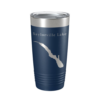 Saylorville Lake Map Tumbler Travel Mug Insulated Laser Engraved Coffee Cup Des Moines Iowa 20 oz-8
