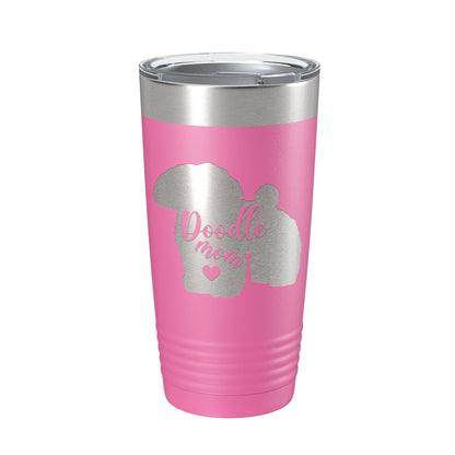 Doodle Mom Tumbler Dog Travel Mug Gift Insulated Laser Engraved Coffee Cup 20 oz-11
