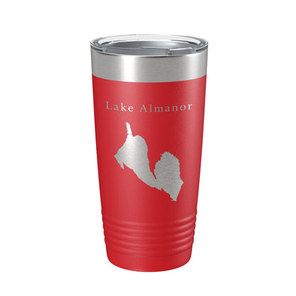 Lake Almanor Map Tumbler Travel Mug Insulated Laser Engraved Coffee Cup California 20 oz-10