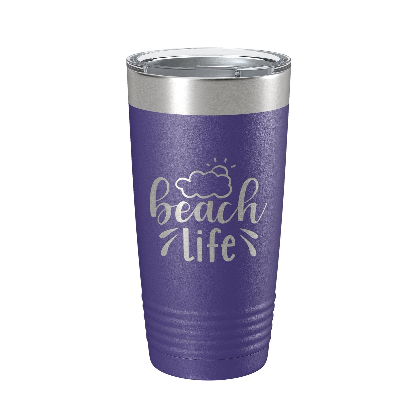 Beach Life Tumbler Sunshine Travel Mug Insulated Laser Engraved Coffee Cup 20 oz-15