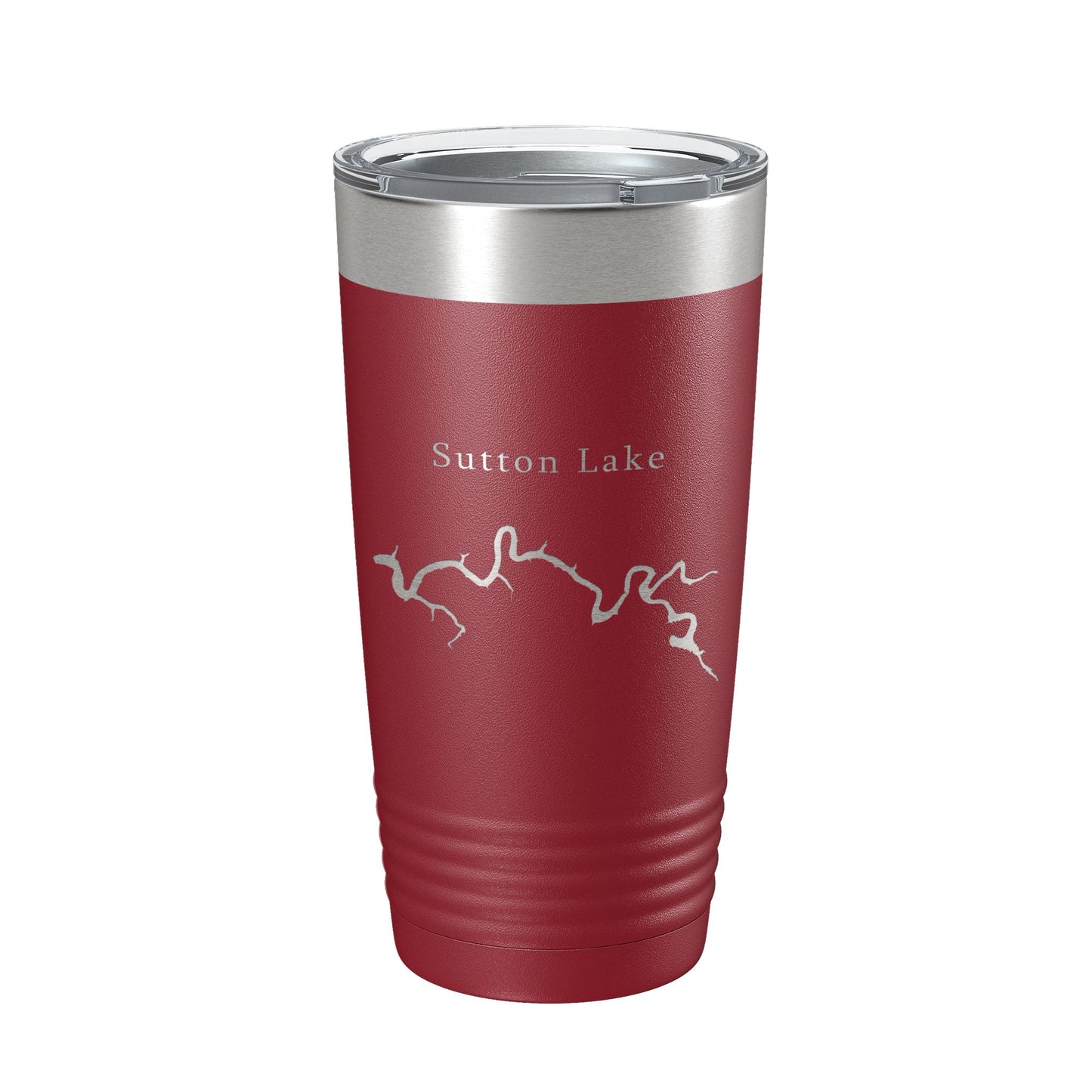 Sutton Lake Elk River Map Tumbler Travel Mug Insulated Laser Engraved Coffee Cup West Virginia 20 oz-18