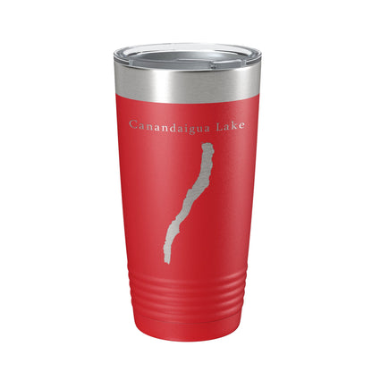 Canandaigua Lake Map Tumbler Travel Mug Insulated Laser Engraved Coffee Cup New York 20 oz-10