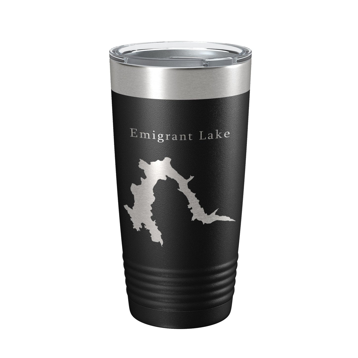 Emigrant Lake Map Tumbler Travel Mug Insulated Laser Engraved Coffee Cup Oregon 20 oz-5