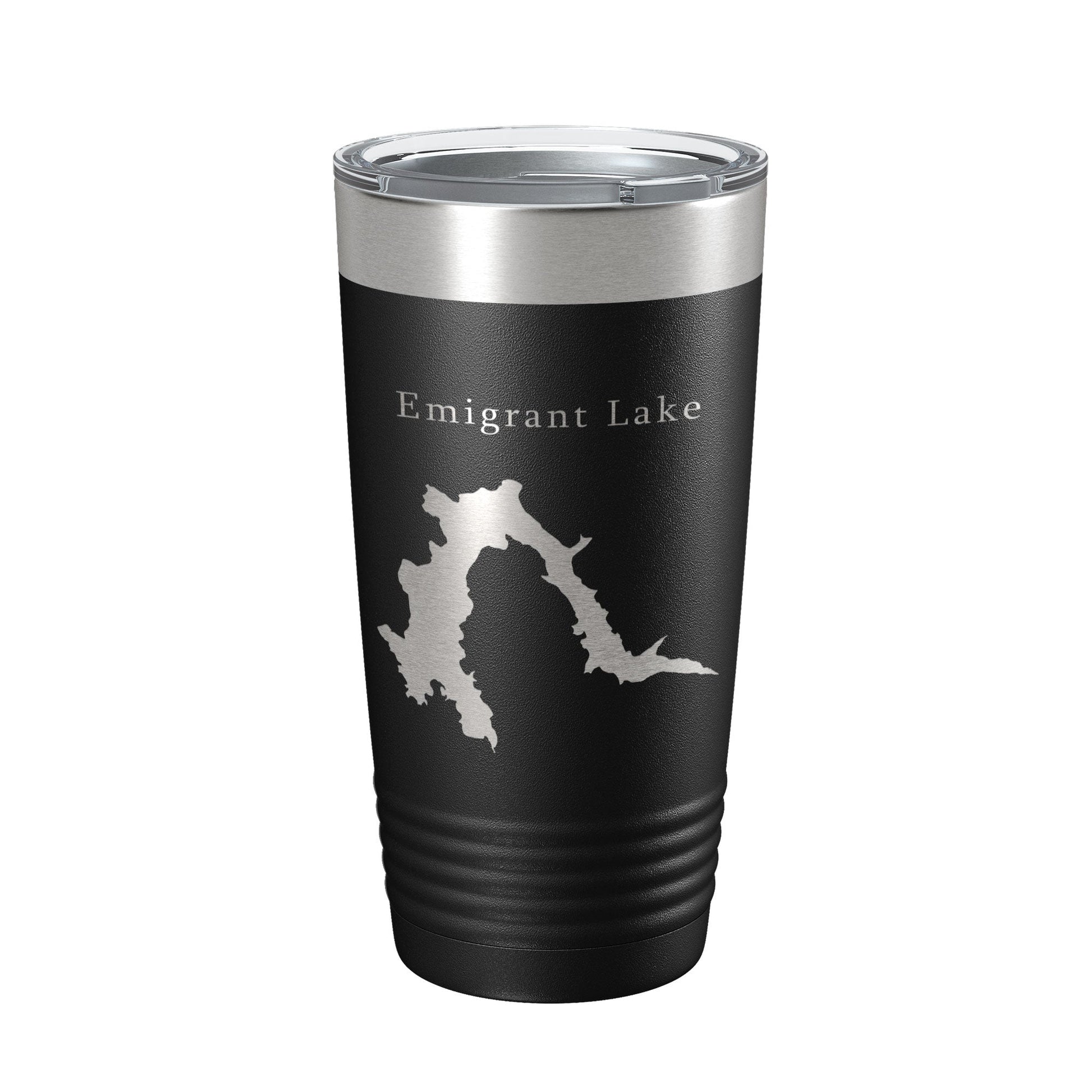 Emigrant Lake Map Tumbler Travel Mug Insulated Laser Engraved Coffee Cup Oregon 20 oz-5