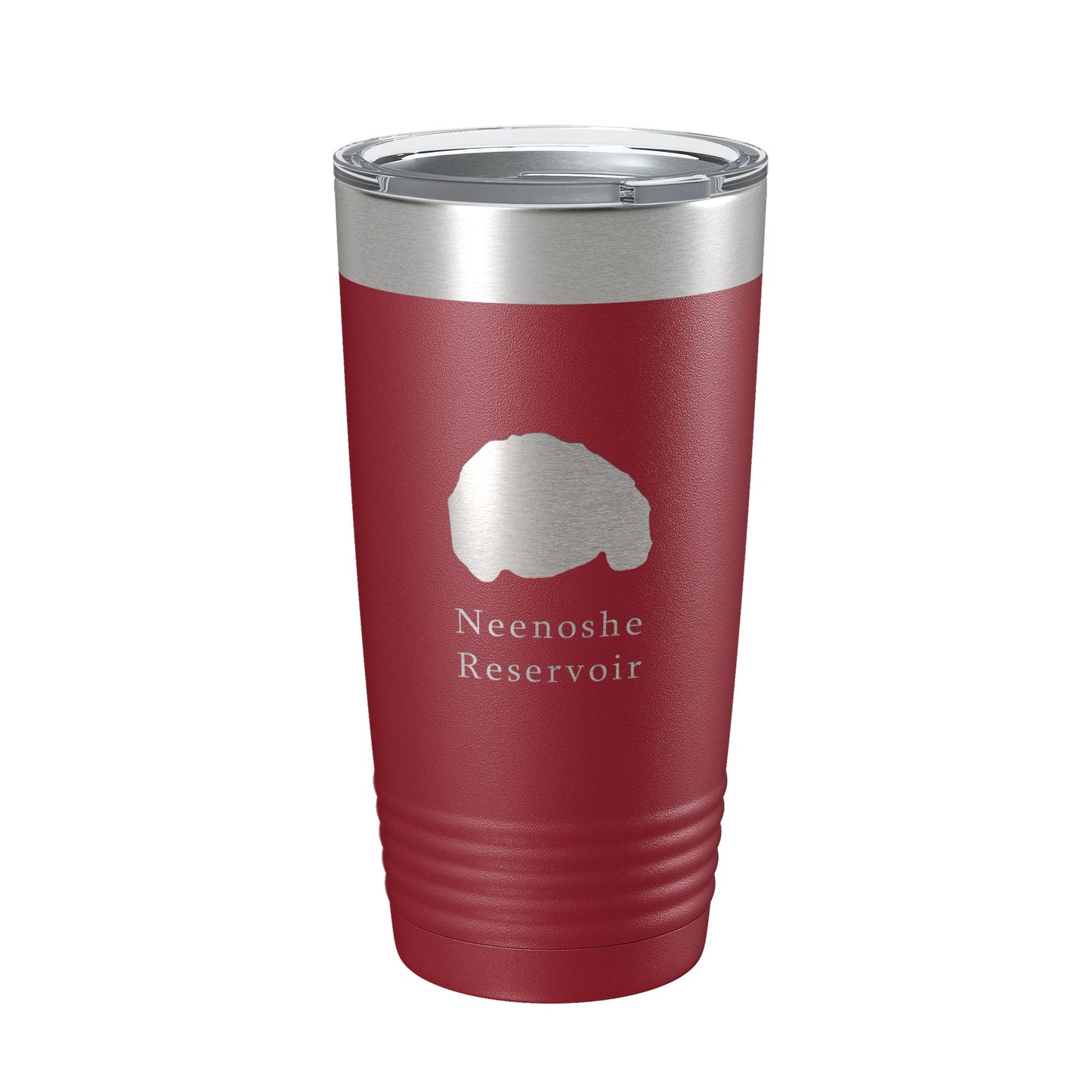 Neenoshe Reservoir Tumbler Lake Map Travel Mug Insulated Laser Engraved Coffee Cup Colorado 20 oz-18