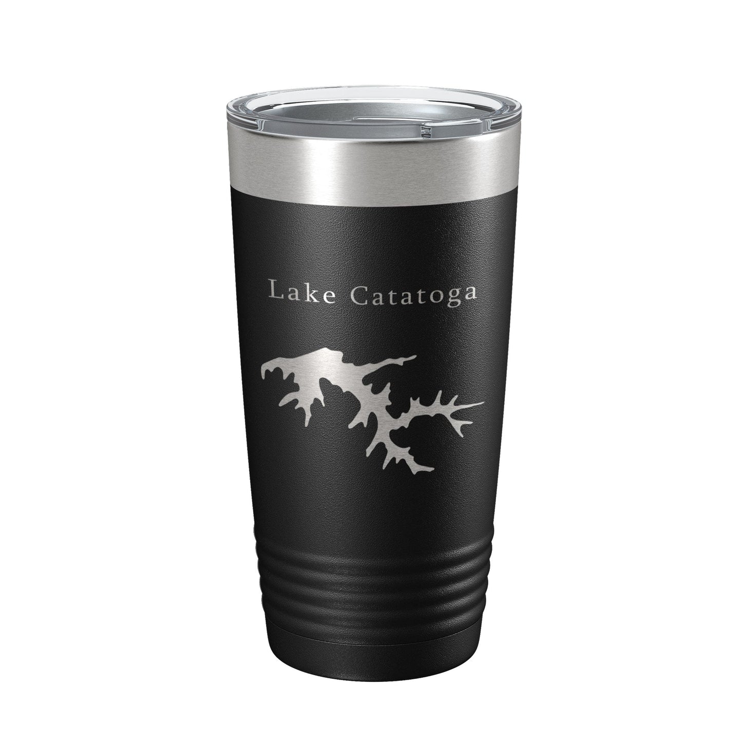 Lake Catatoga Map Tumbler Travel Mug Insulated Laser Engraved Coffee Cup Illinois 20 oz-5