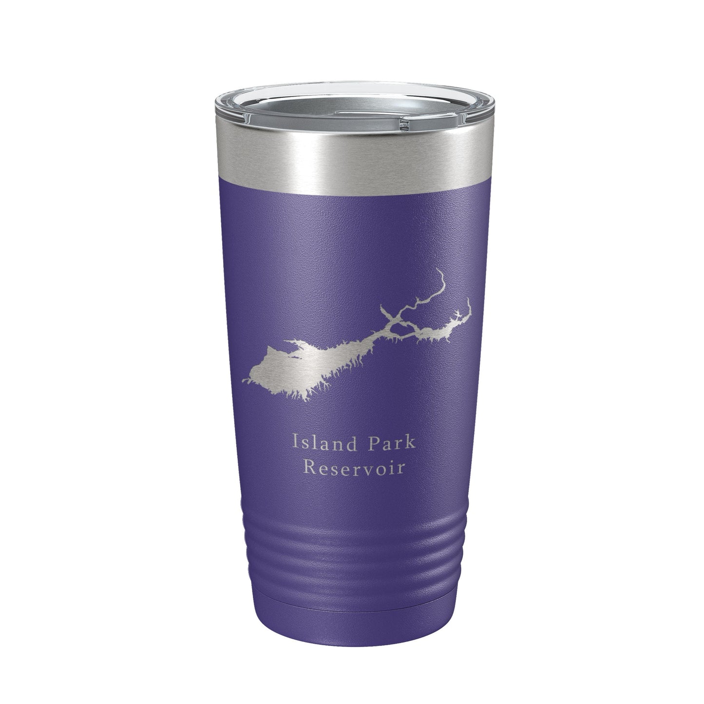 Island Park Reservoir Tumbler Lake Map Travel Mug Insulated Laser Engraved Coffee Cup Idaho 20 oz-15