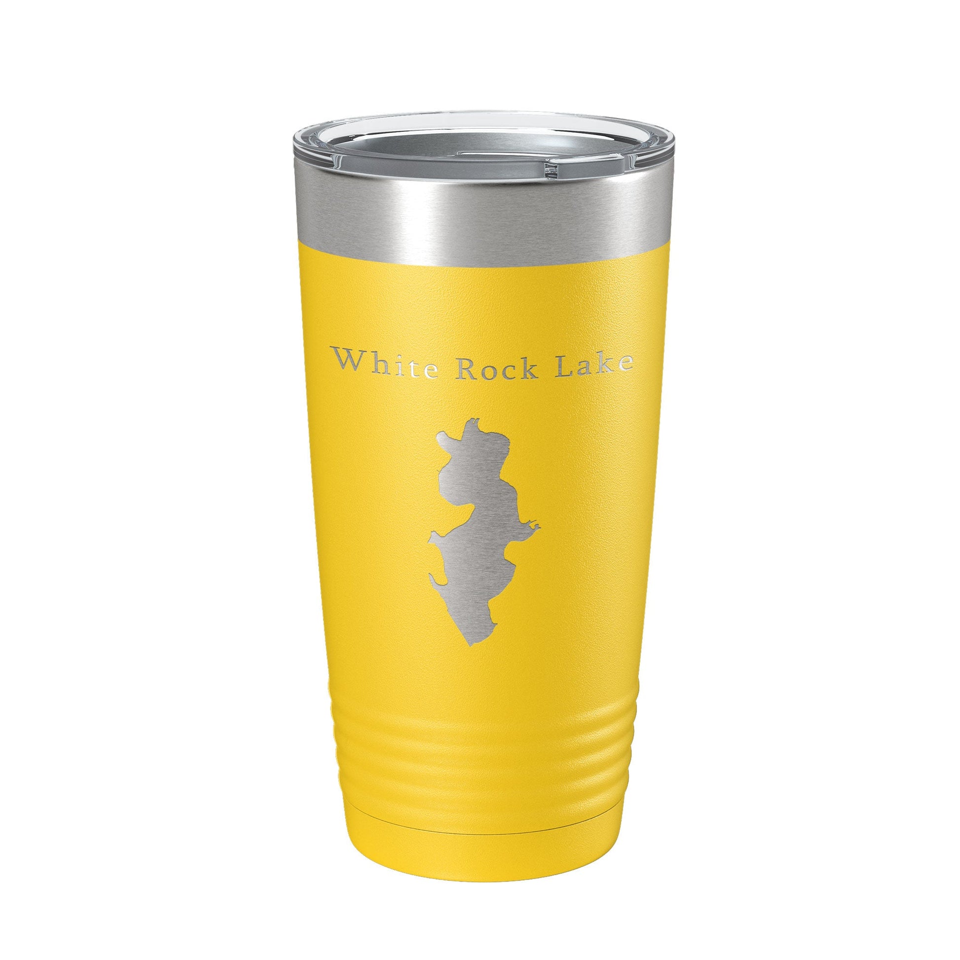White Rock Lake Map Tumbler Travel Mug Insulated Laser Engraved Coffee Cup Dallas Texas 20 oz-4