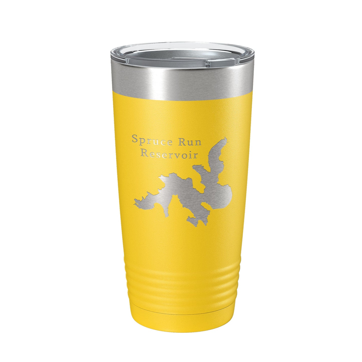 Spruce Run Reservoir Tumbler Lake Map Travel Mug Insulated Laser Engraved Coffee Cup New Jersey 20 oz-19