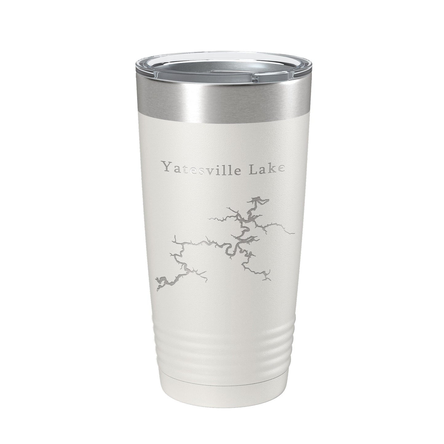 Yatesville Lake Map Tumbler Travel Mug Insulated Laser Engraved Coffee Cup Kentucky 20 oz-7