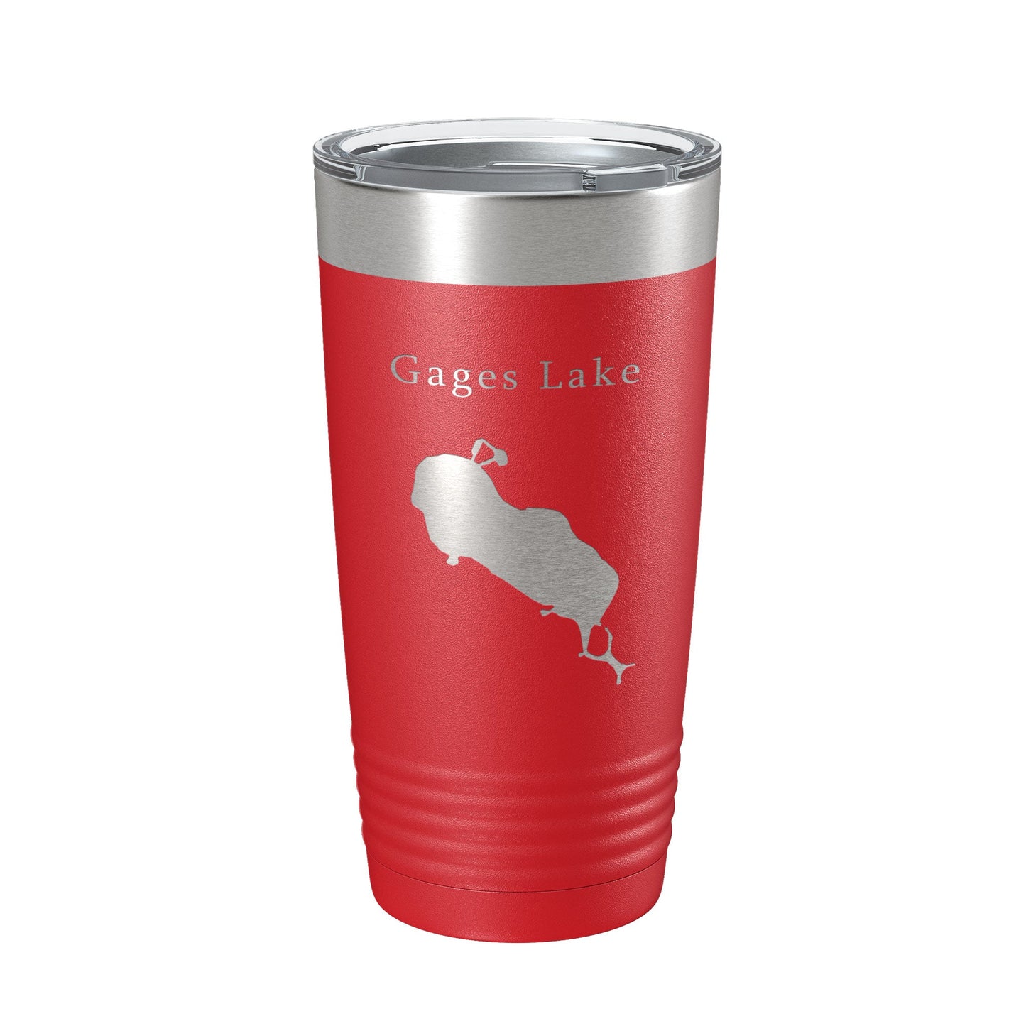 Gages Lake Map Tumbler Travel Mug Insulated Laser Engraved Coffee Cup Illinois 20 oz-10