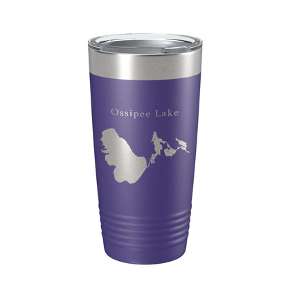 Ossipee Lake Map Tumbler Travel Mug Insulated Laser Engraved Coffee Cup New Hampshire 20 oz-15